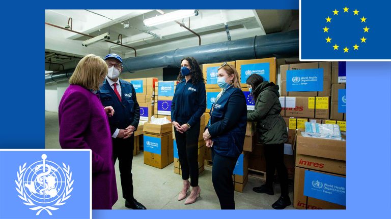 Moldova receives a 8 tons of medical equipment donation from the EU and WHO