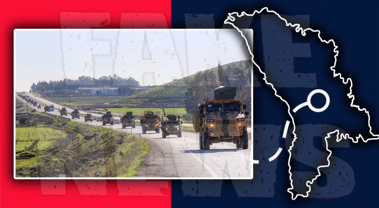 The presidency denies information that a military column is heading for Moldova