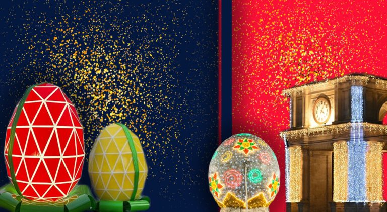 Chisinau city –  enlightened and colorful with the new traditional arrangements and decorations!