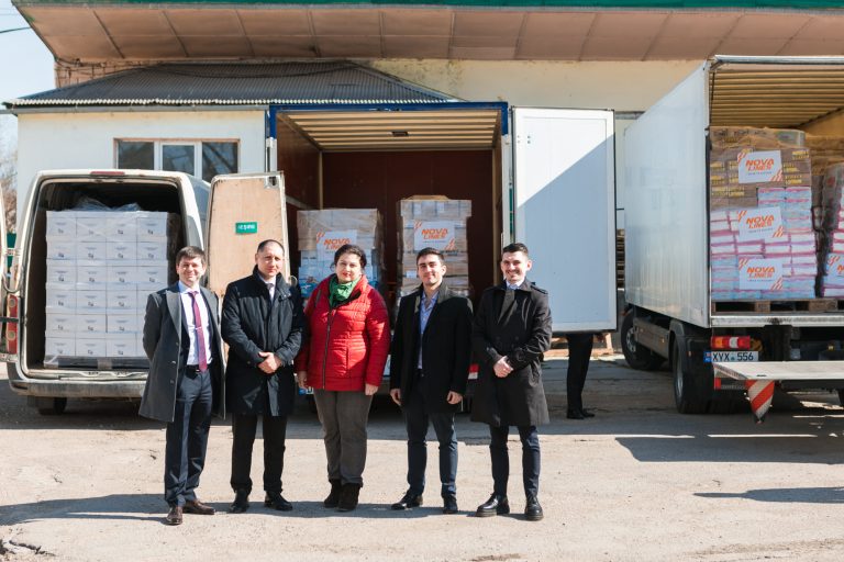 Huge humanitarian aid donation made by a Moldovan-American company