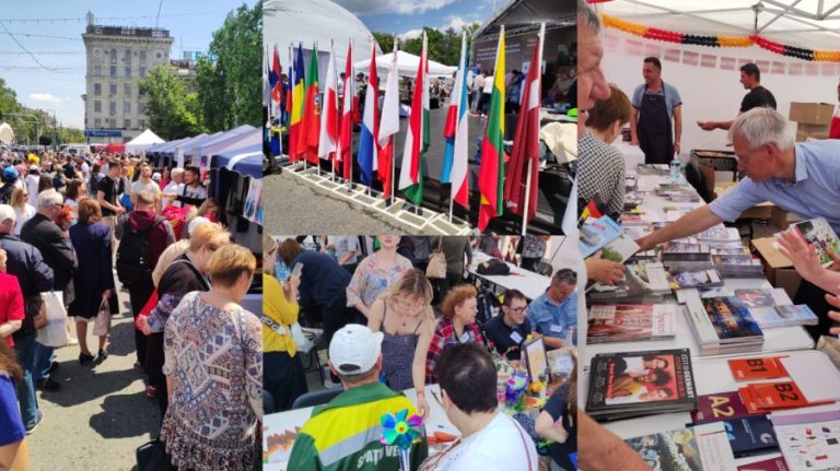 PHOTO GALLERY Thousands of people gathered in the center of Chisinau to mark Europe Day