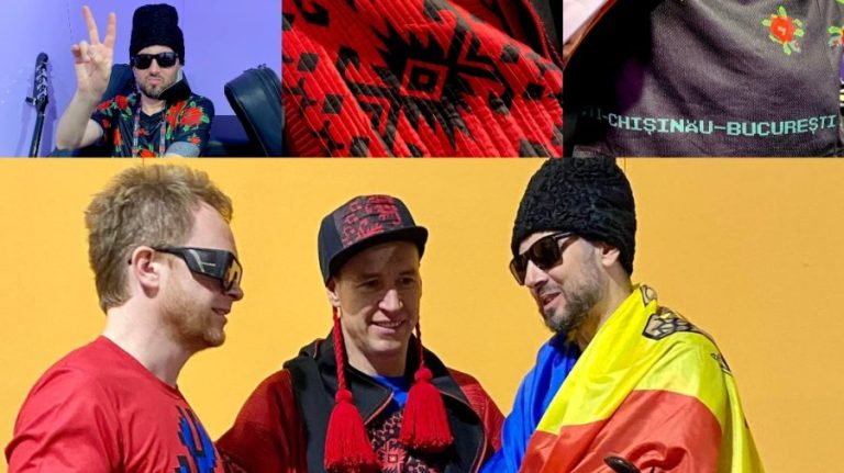 Traditional ornaments and Moldovan folklore, on the stage of the Eurovision Song Contest in Turin