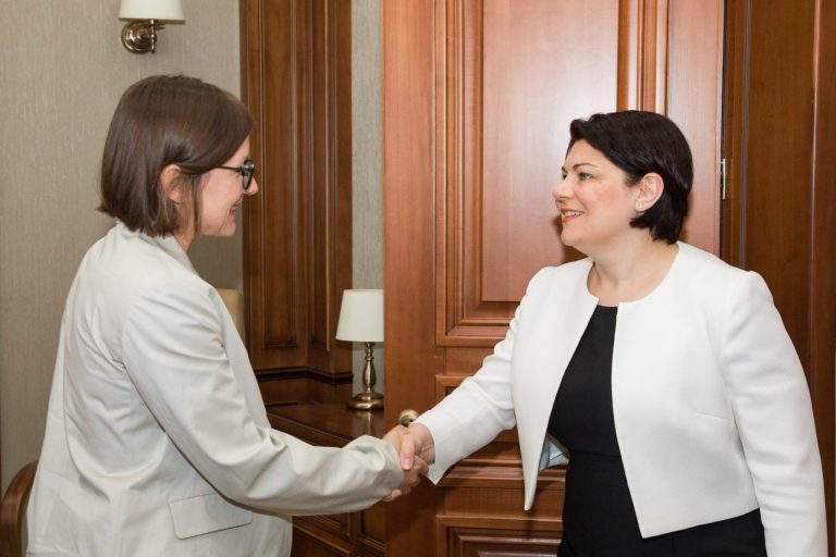 A new UNDP program in Moldova. The director met with Natalia Gavrilița