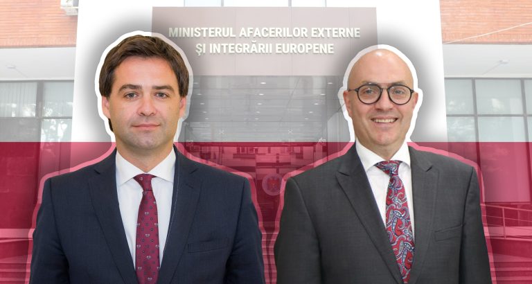 The new ambassador of Poland, welcomed by the Minister Popescu