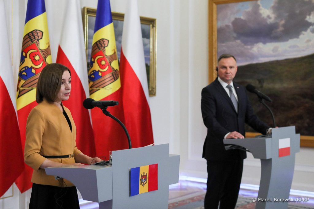 Maia Sandu met with the President of Poland in Warsaw