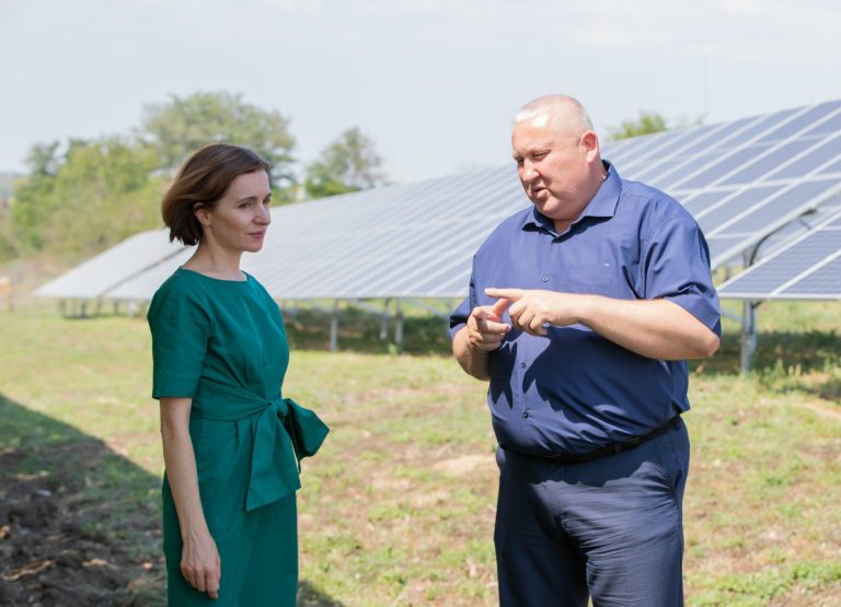 Maia Sandu visited the first energetically self-sufficient village