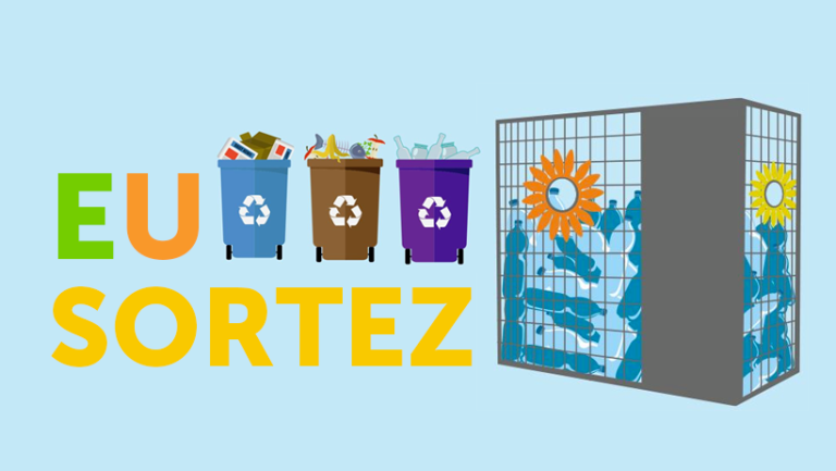 A recycling campaign was launched in Chisinau. The plan is to sort a tone of waste per month