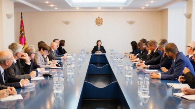 Maia Sandu meets several ambassadors at the Presidency