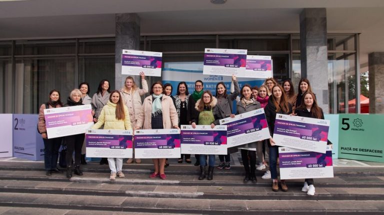 Ten businesses led by women from Moldova received financial support