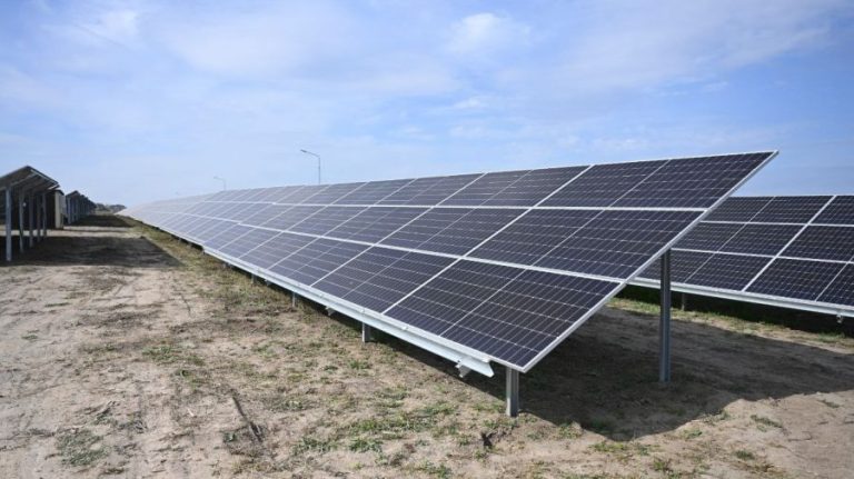 The photovoltaic park owned by the largest Romanian investor in Moldova was inaugurated