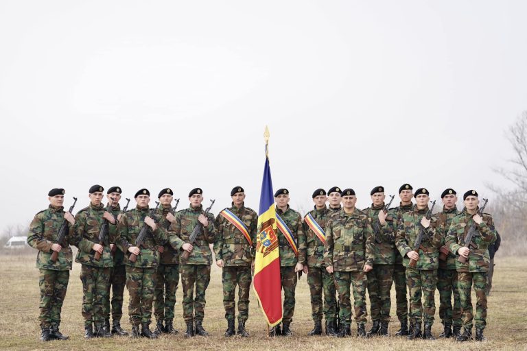 Moldovan soldiers participated in the rehearsals for the military parade in Romania