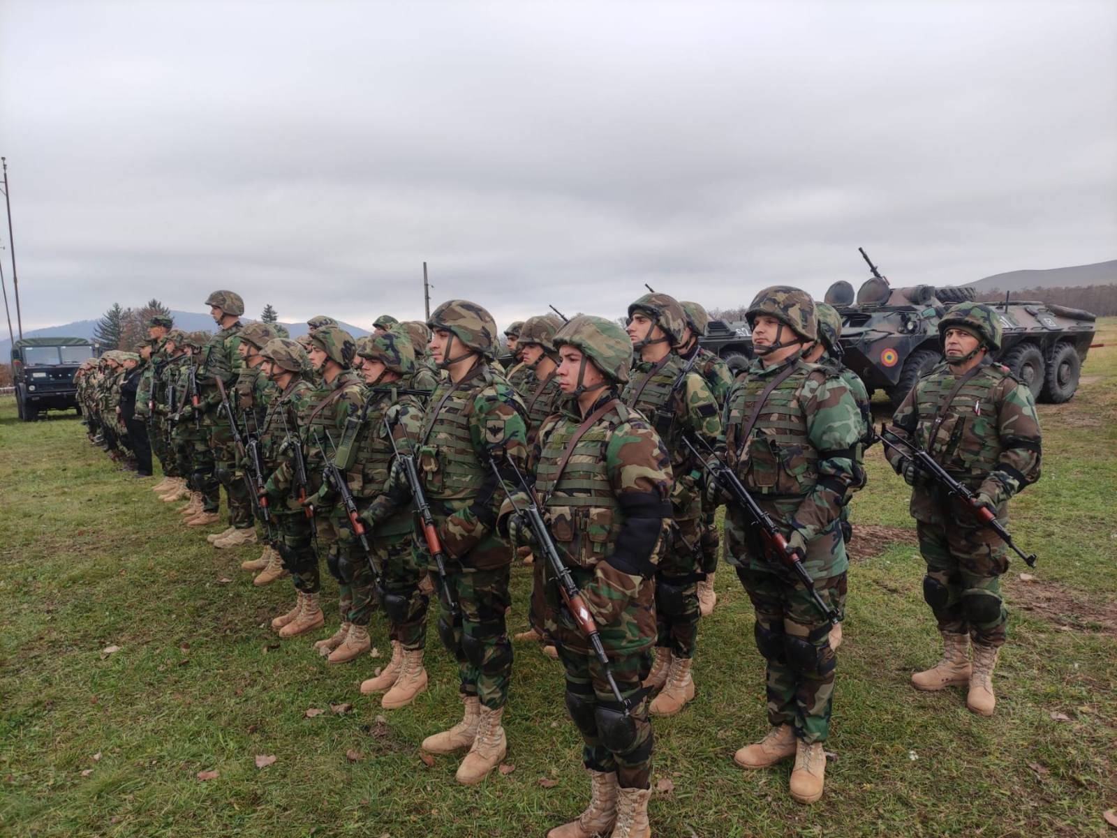 The National Army of Moldova participates in military exercises with ...