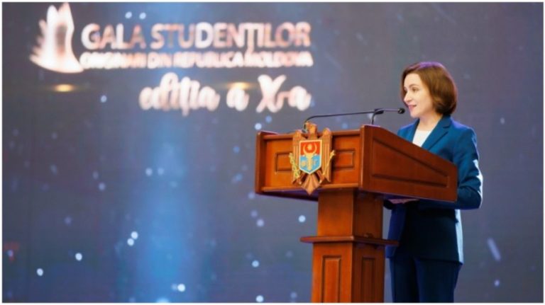 Maia Sandu at the Moldovan Student Gala: Focus on opportunities, not on difficulties