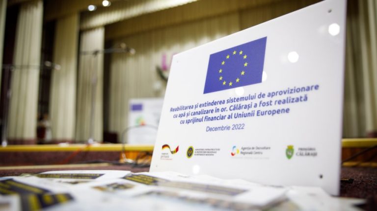 Quality water and a modern sewage system in Calarasi with EU support. How much was invested?