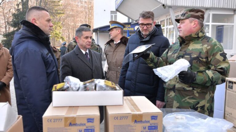 Romania donated medical equipment to the Moldovan National Army