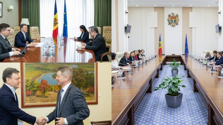One day before his visit to Bucharest, Prime Minister Recean met with various ambassadors