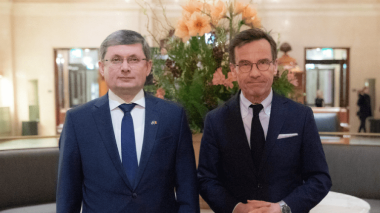 Igor Grosu discussed the export of Moldovan products with the Prime Minister of Sweden