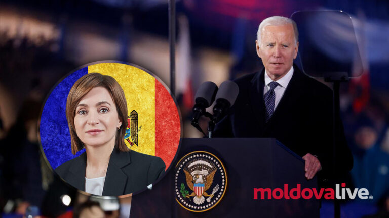Joe Biden, historic speech in Warsaw. Applause for President Maia Sandu