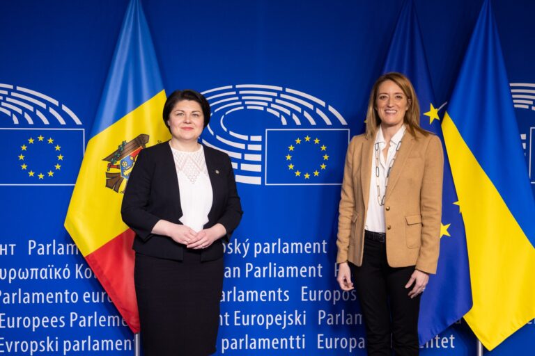 Prime Minister Natalia Gavrilița met with the President of the European Parliament