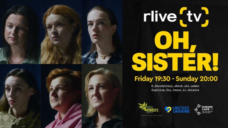 Premiere at RLIVE TV. “Oh sister!”, about the drama of women in Ukraine