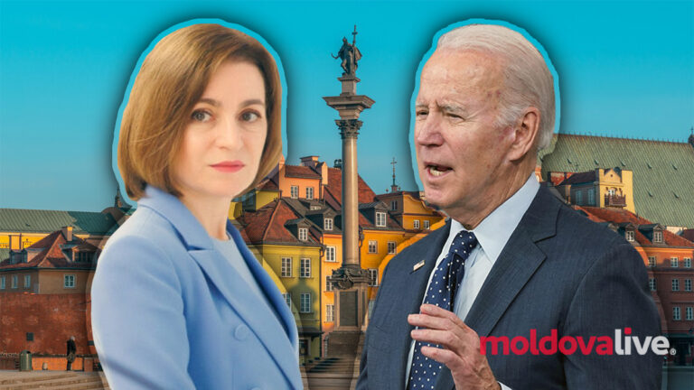 The President of the Republic of Moldova, Maia Sandu, had a meeting with the US President in Poland