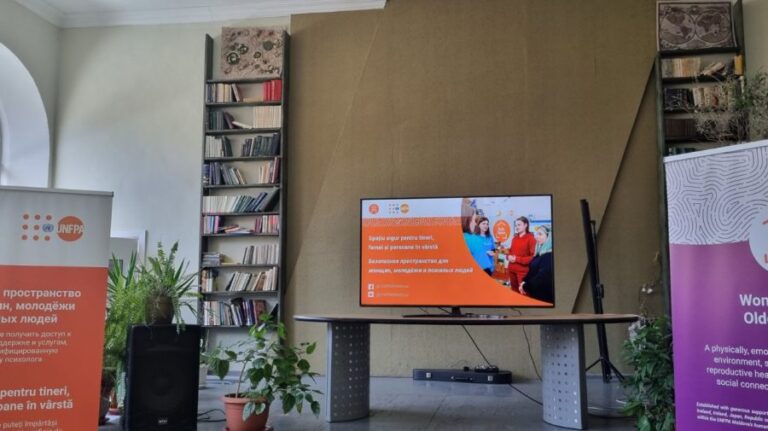 Open day at UNFPA’s “Safe space” in Chisinau. The role of the center in the life of Moldovans and Ukrainians