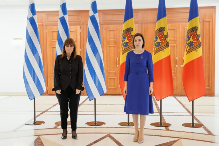 The Greek president is in Chisinau today, at the invitation of Maia Sandu