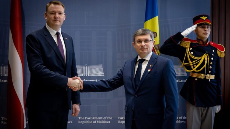 Grosu, at the meeting with the President of the Parliament of Latvia: The year 2023 will be dedicated to the Europeanization process