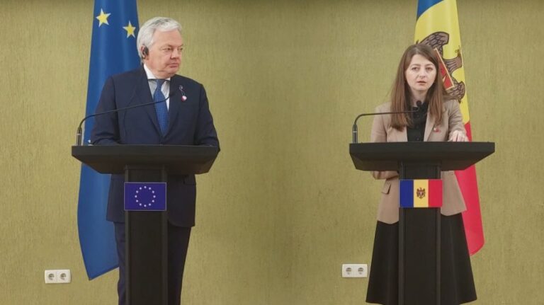 Press statements by the Minister of Justice, Veronica Mihailov-Moraru, and the European Commissioner for Justice, Didier Reynders