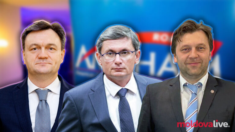 Moldovan officials at AmCham Romania. Grosu’s message to attract foreign investors