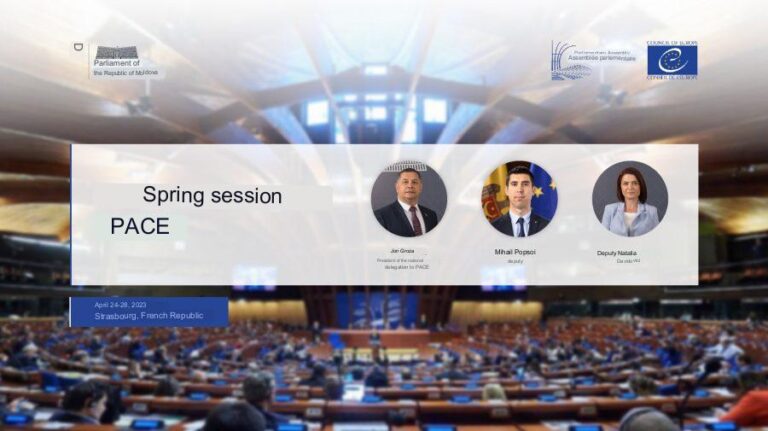 Three MPs from Moldova to attend in Strasbourg the PACE
