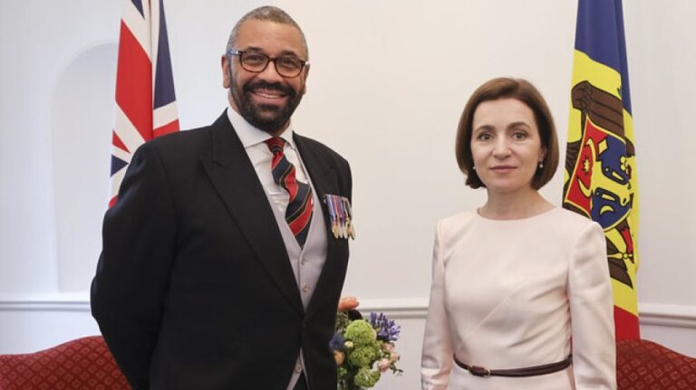 Maia Sandu met with James Cleverley in London