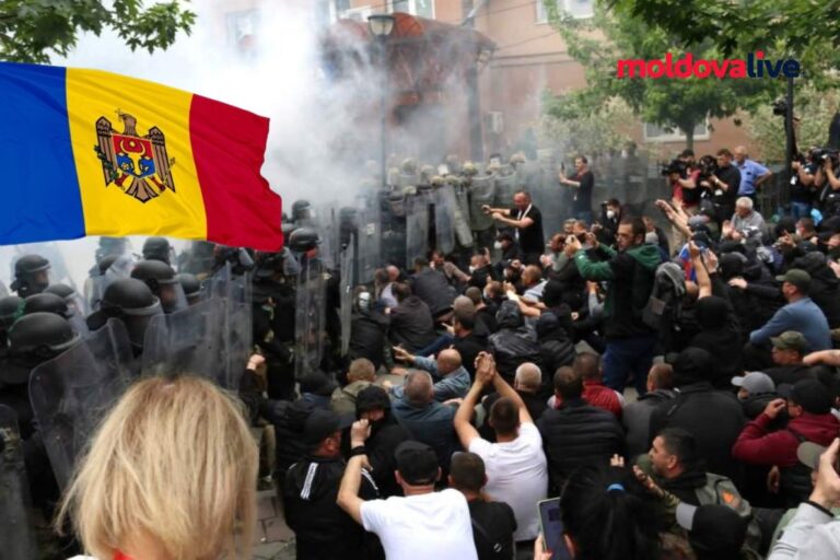 Moldovan military was injured during a rally in northern Kosovo