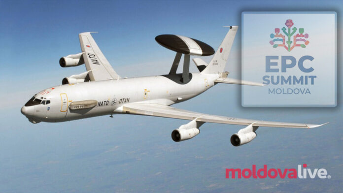 NATO PLANES SECURE MOLDOVAN AIR SPACE EPC SUMMIT