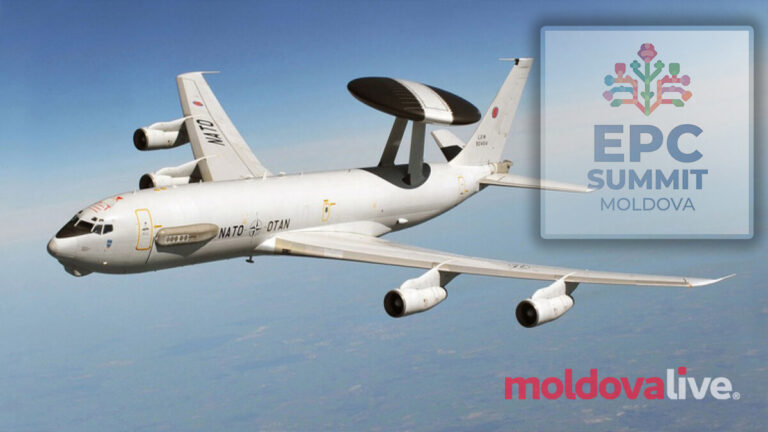 NATO AWACS Ensures Sky-High Security at EPC Summit in Moldova