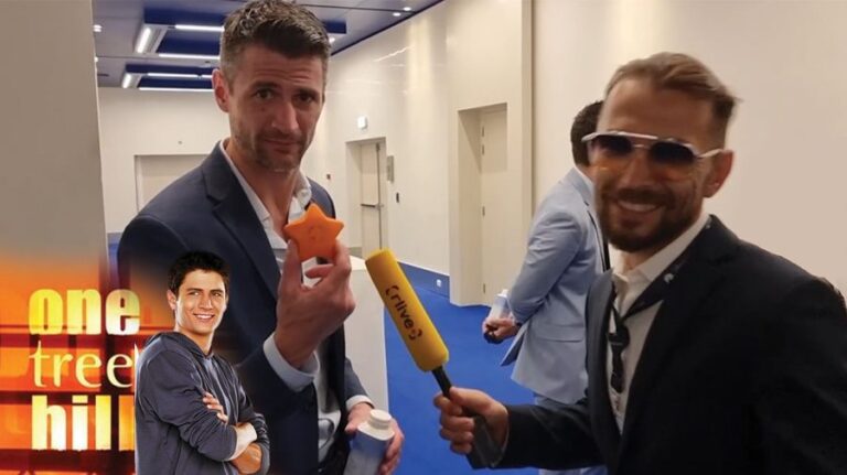 The REALITATEA symbol has met actor James Lafferty. Our correspondent made the American speak Romanian