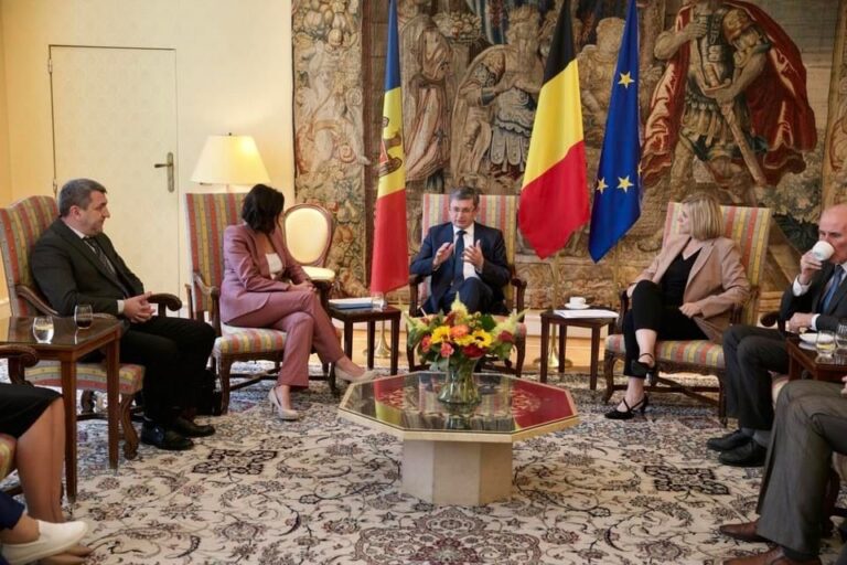 Igor Grosu Holds Fruitful Talks with Belgian Counterparts During Working Visit to Brussels