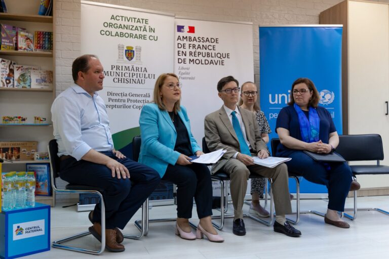 UNICEF and the City Hall of Chisinau Open Maternal Center to Provide Quality Protection Services for Vulnerable Mothers and Children