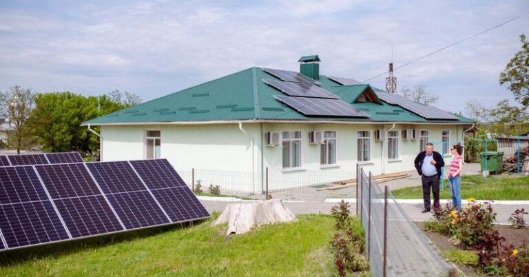 Powering Communities: Solar Energy Empowers Refugees and Local Services in Moldova