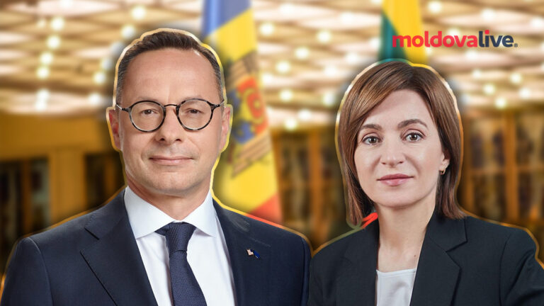Moldovan President Sandu Holds Bilateral Meeting with Lithuanian Delegation