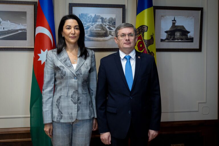 Igor Grosu Meets Azerbaijani Human Rights Commissioner Sabina Aliyeva