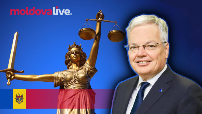 Didier Reynders Moldova Progress Judicial Reform