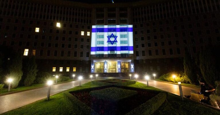 Moldovan Parliament Illuminates Building in Solidarity with Israel