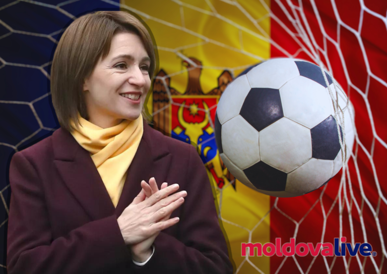 Maia Sandu Cheers Moldova’s Team in Historic Clash with Czech Republic