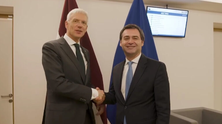 Moldovan Foreign Minister Popescu, Holds Meeting with Latvian Counterpart, Krišjānis Kariņš