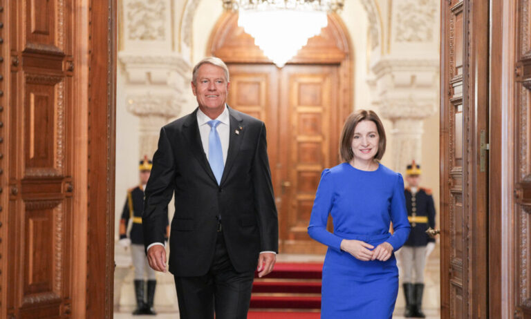Maia Sandu Discusses European Agenda with Klaus Iohannis