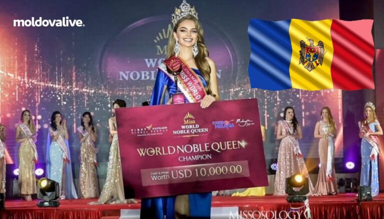 PHOTO A Moldovan woman made a splash in Malaysia. She won the title of “Miss World Noble Queen 2023”