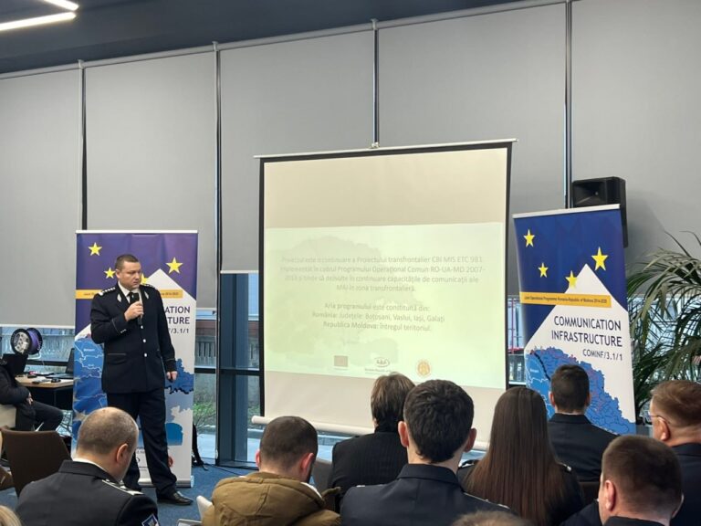 The Republic of Moldova benefits from an integrated communications system, which ensures fast cooperation and a secure exchange of information with Romania