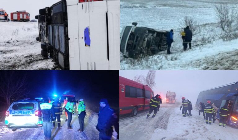 (PHOTO/VIDEO) During the twenty-four hours, there were 3 traffic accidents in Romania, in which Moldovan citizens were injured