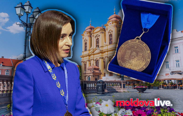 President Maia Sandu Receives ‘Timișoara Award for European Values’